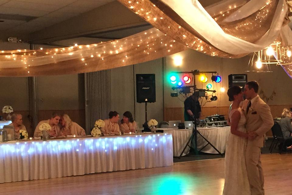 Couple dancing