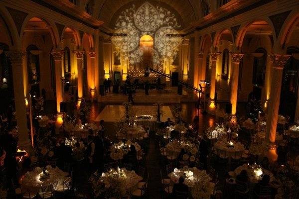 Reception lighting