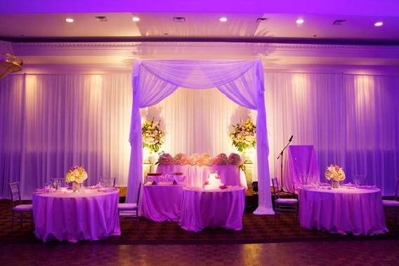 Reception lighting