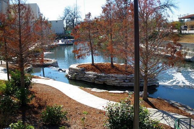 The La Gloria Waterfalls on the Museum Reach of the Riverwalk, $225 permit fee