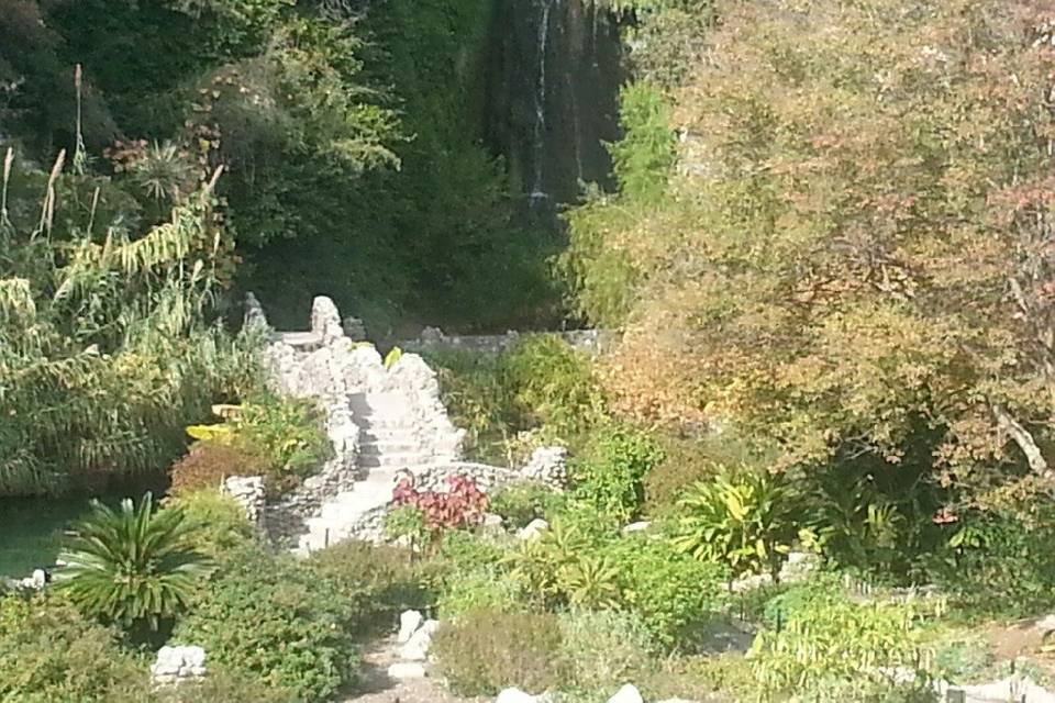 Waterfall at the Japanese Tea Gardens, holds 10 guest, $175