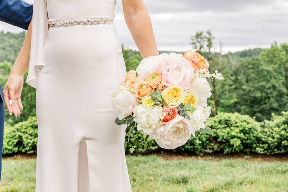 Bride's bouquet - details