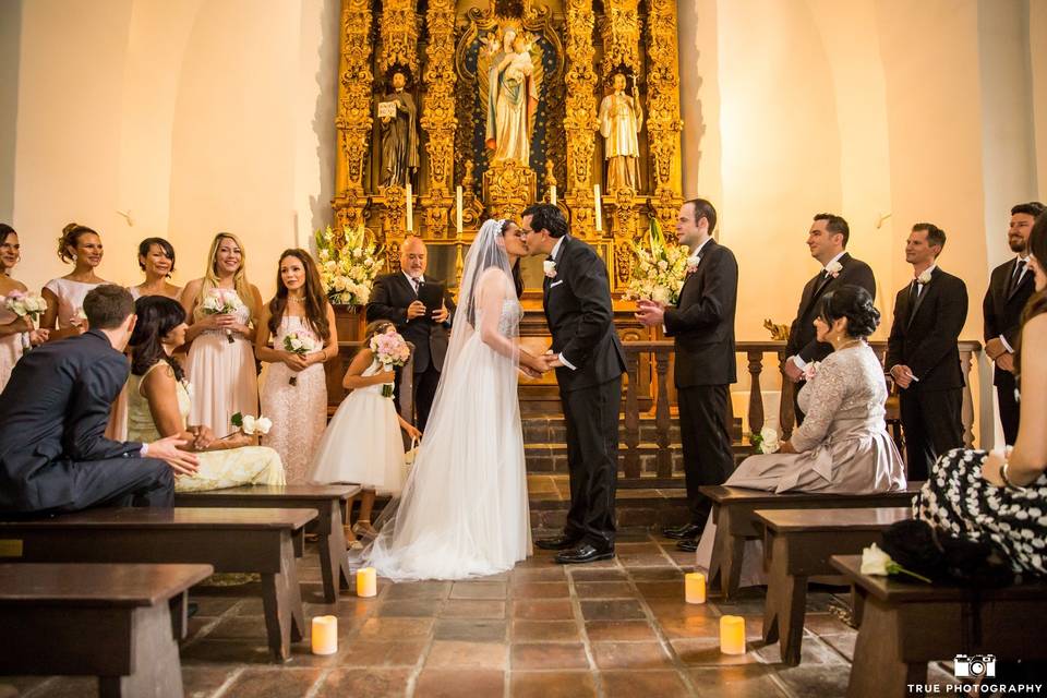 Wedding at saint francis chapel, balboa park & the prado restaurant, balboa park, san diego, ca
