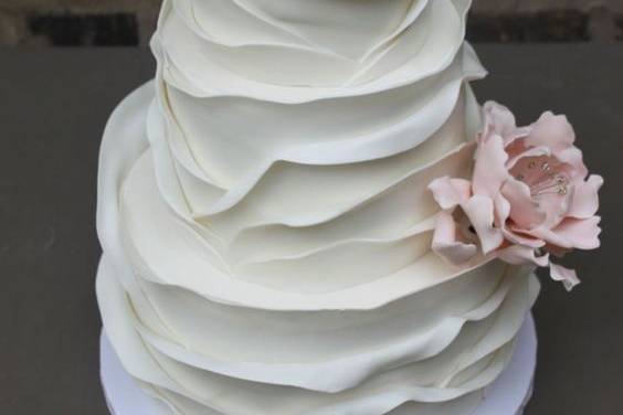 Textured cake