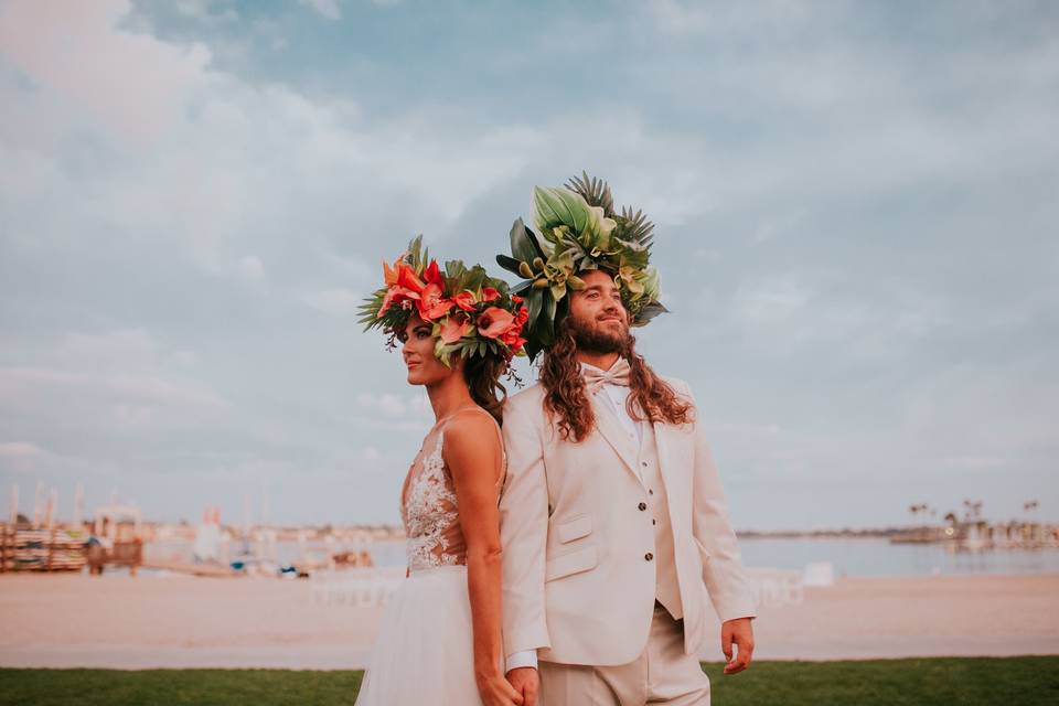 Bride and groom