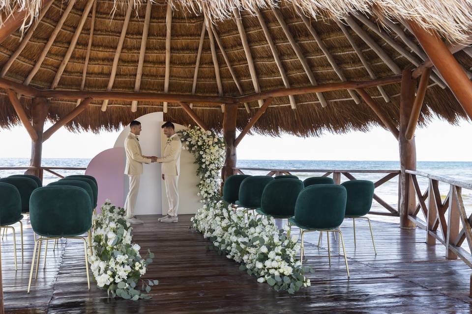 Over-water Gazebo Ceremony