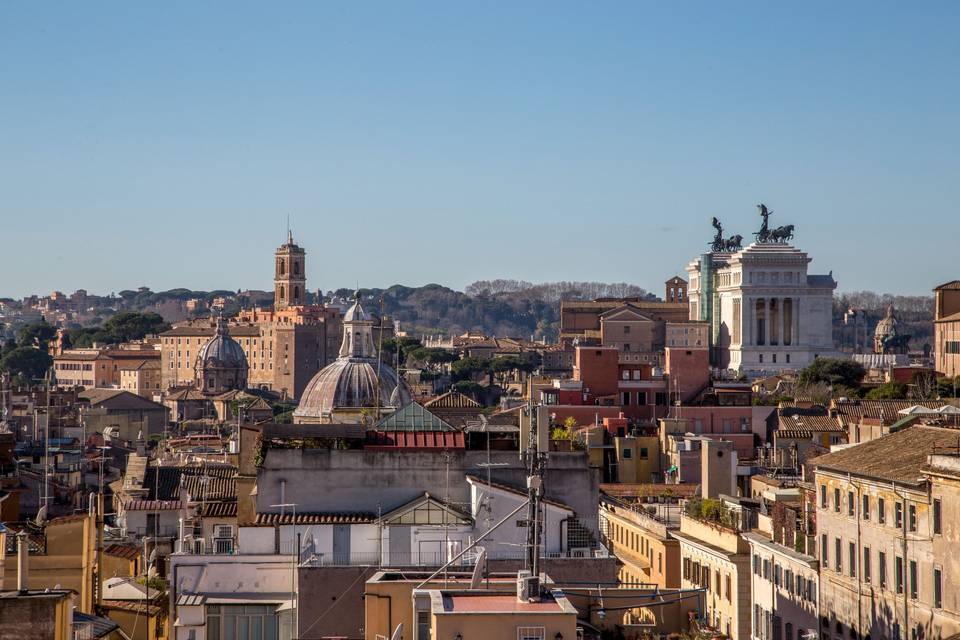 Panorama view from tiziano terrace