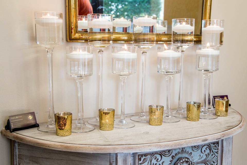Elegant candle holders