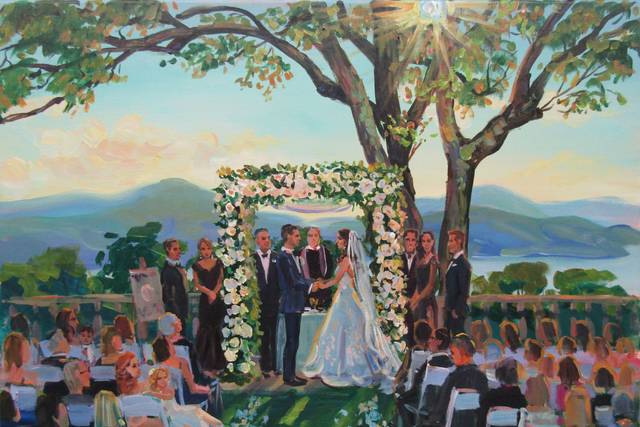 Wedding Painting by Vesna