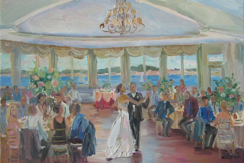 Wedding Painting by Vesna