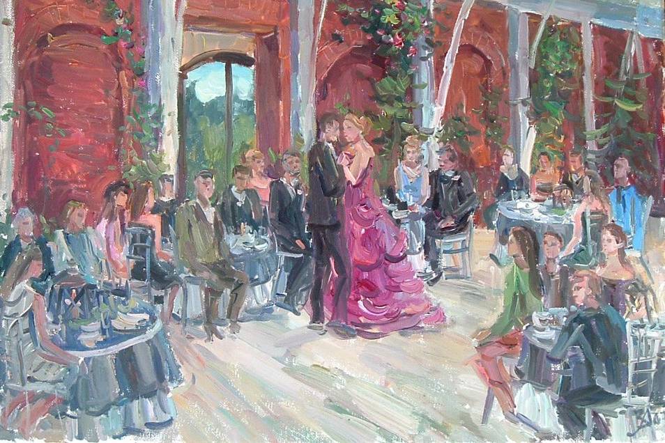 Wedding Painting by Vesna