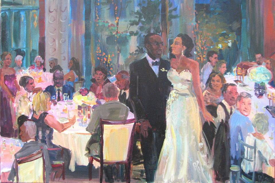 Wedding Painting by Vesna