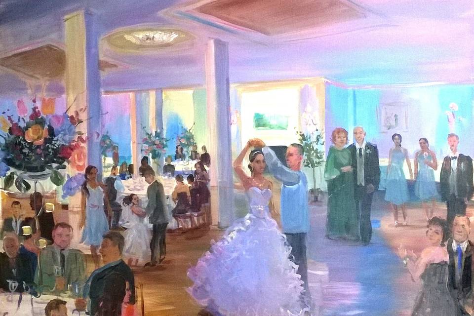 Wedding Painting by Vesna