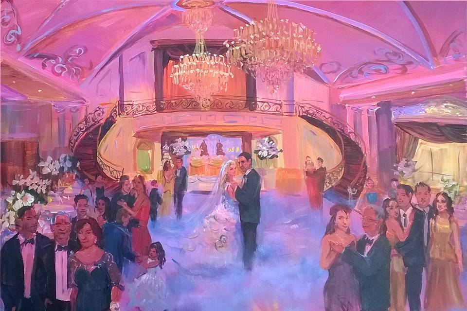 Wedding Painting by Vesna