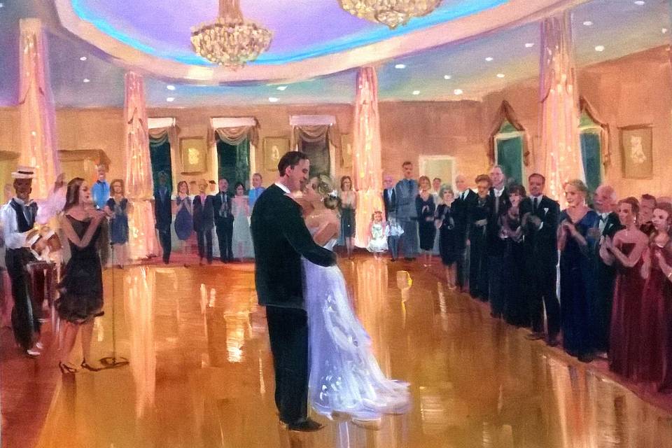 Wedding Painting by Vesna