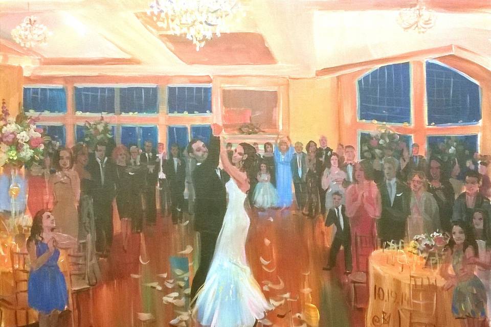 Wedding Painting by Vesna