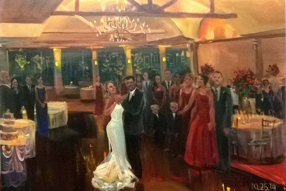 Wedding Painting by Vesna