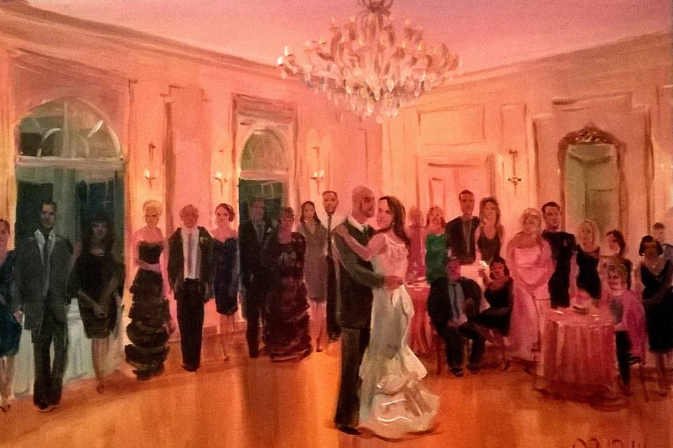 Wedding Painting by Vesna