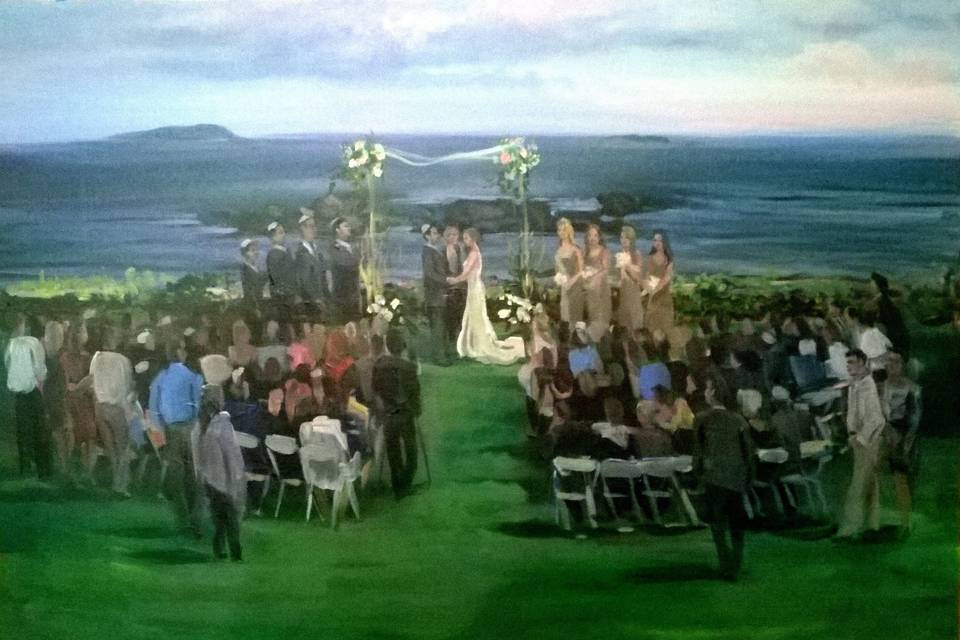 Wedding Painting by Vesna