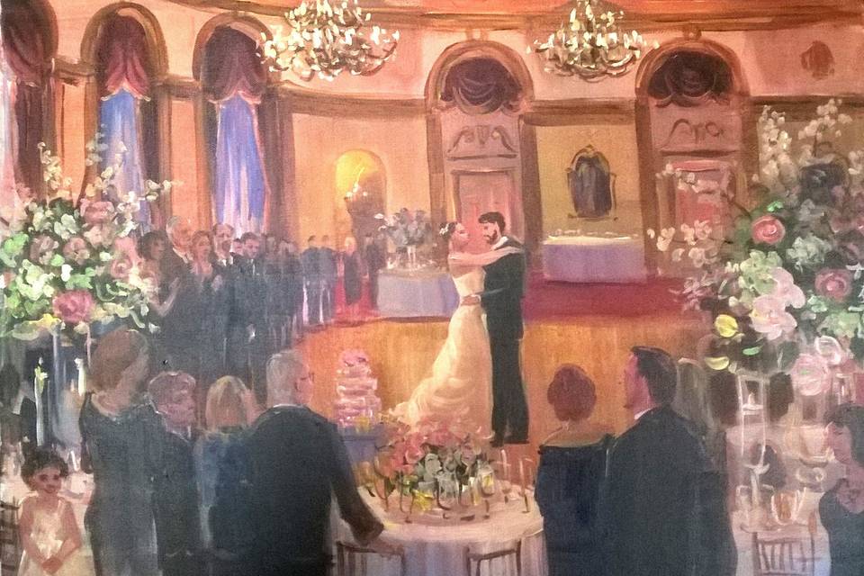 Wedding Painting by Vesna