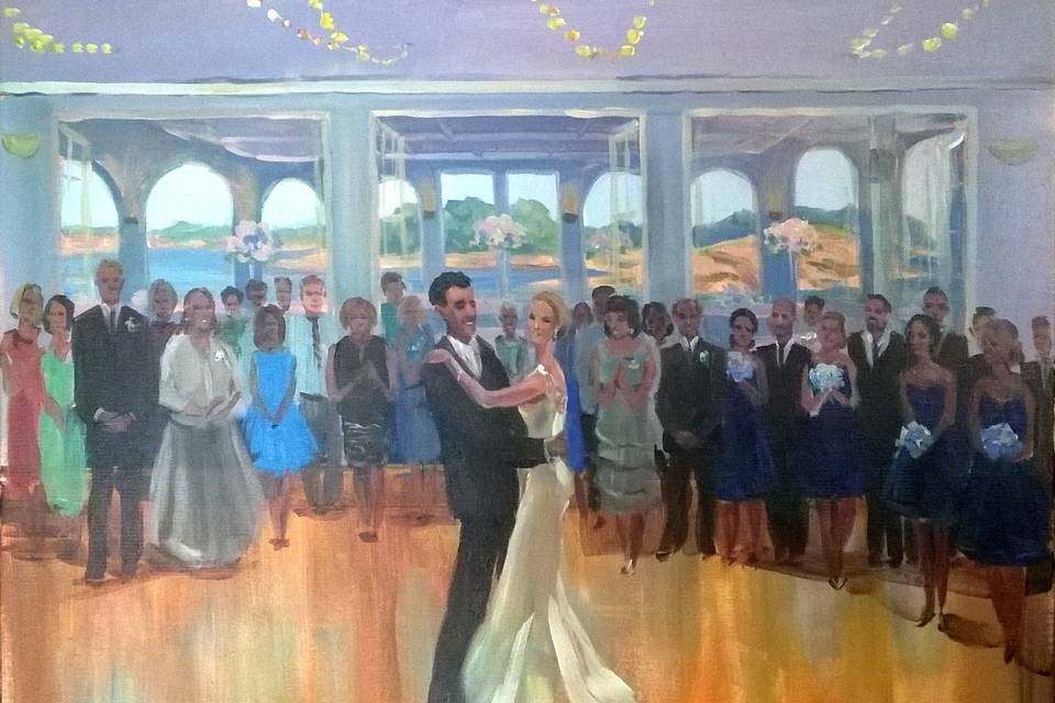 Wedding Painting by Vesna