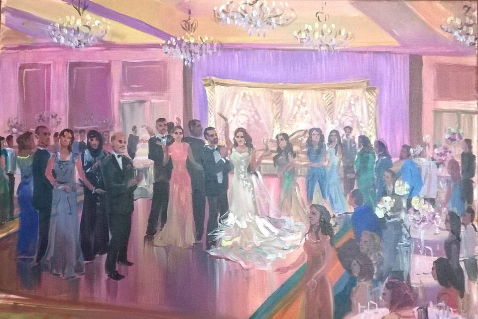 Wedding Painting by Vesna