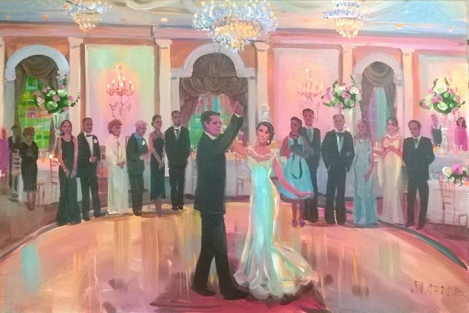 Wedding Painting by Vesna