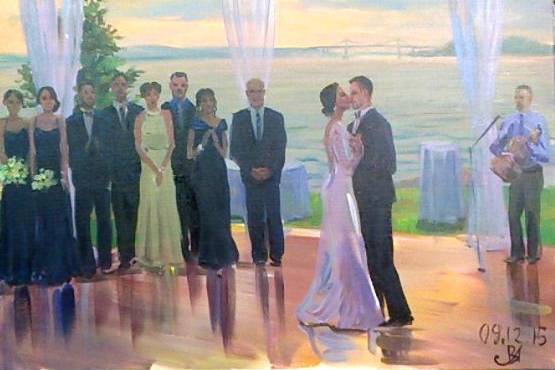 Wedding Painting by Vesna