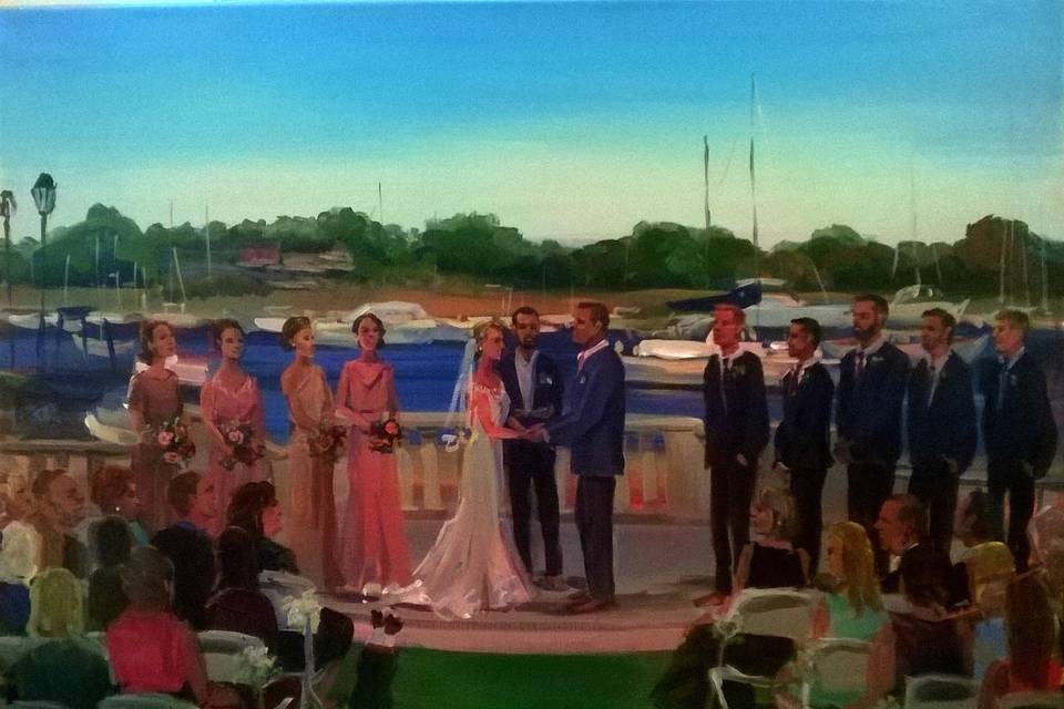 Wedding Painting by Vesna