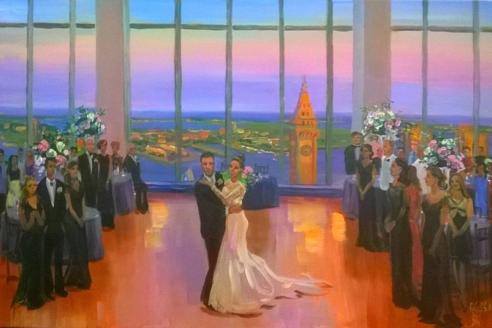 Wedding Painting by Vesna