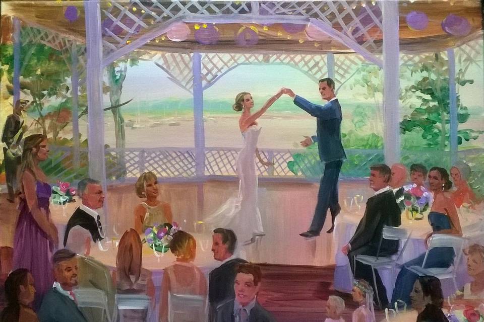 Wedding Painting by Vesna