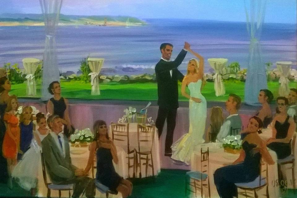 Wedding Painting by Vesna