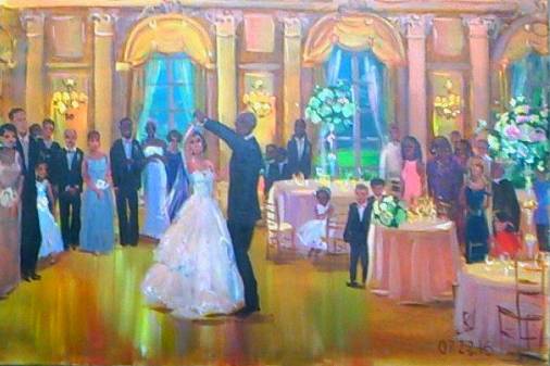 Wedding Painting by Vesna