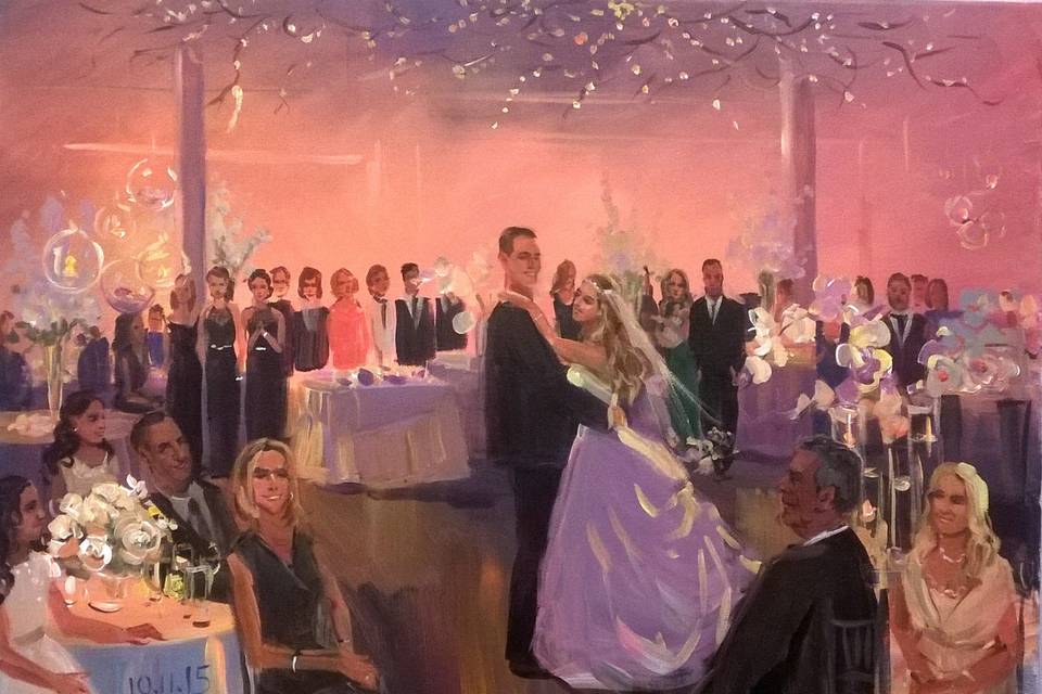 Wedding Painting by Vesna