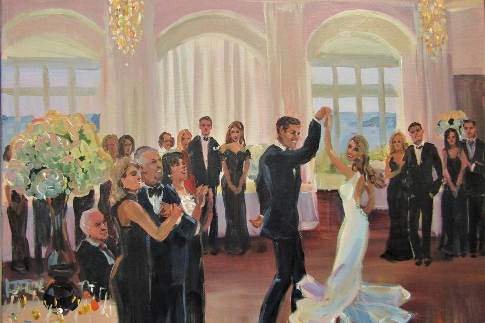 Wedding Painting by Vesna