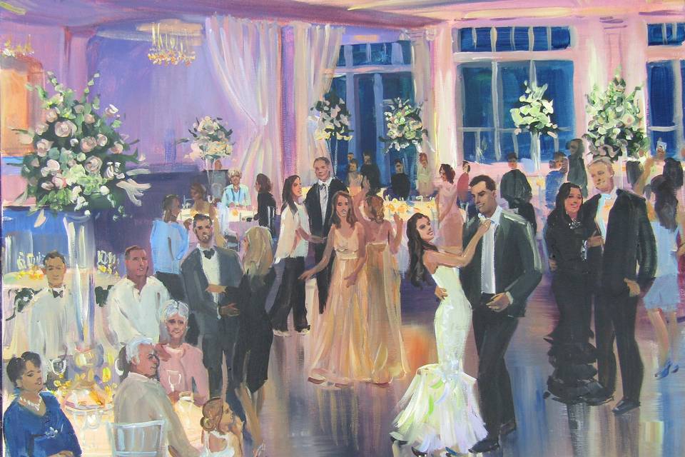 Wedding Painting by Vesna