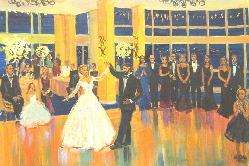 Wedding Painting by Vesna