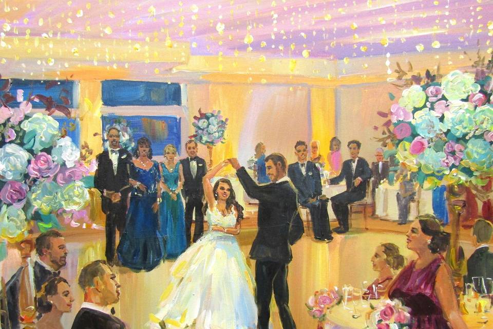 Wedding Painting by Vesna