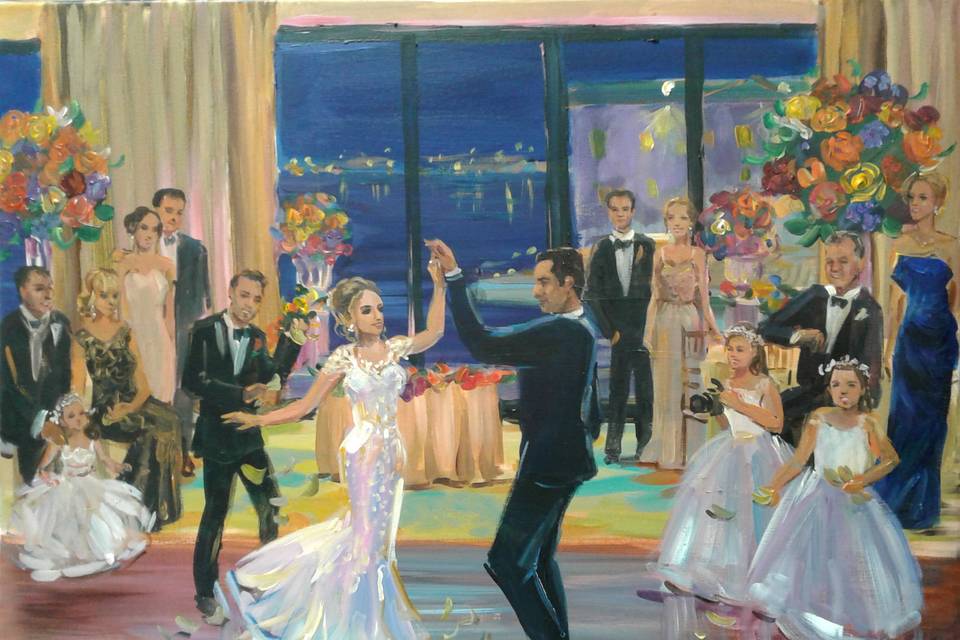 Wedding Painting by Vesna