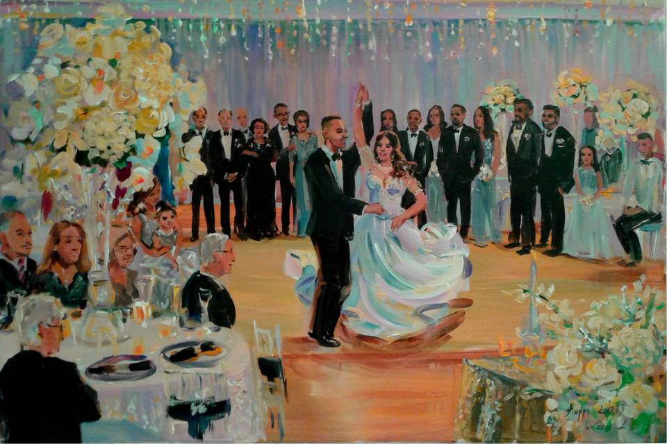 Wedding Painting by Vesna