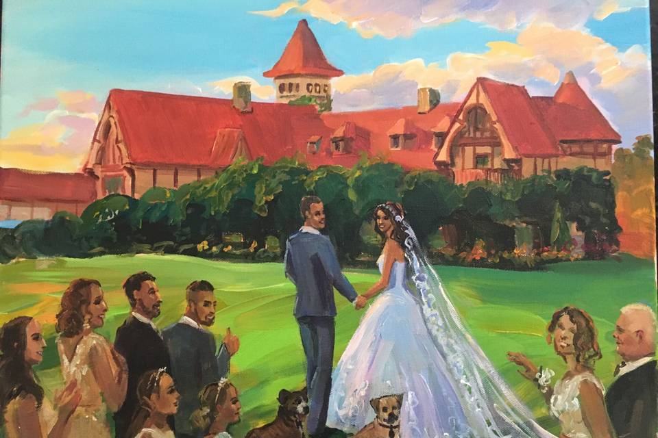 Wedding Painting by Vesna