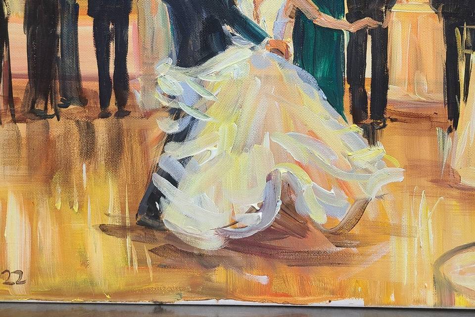 Wedding painting