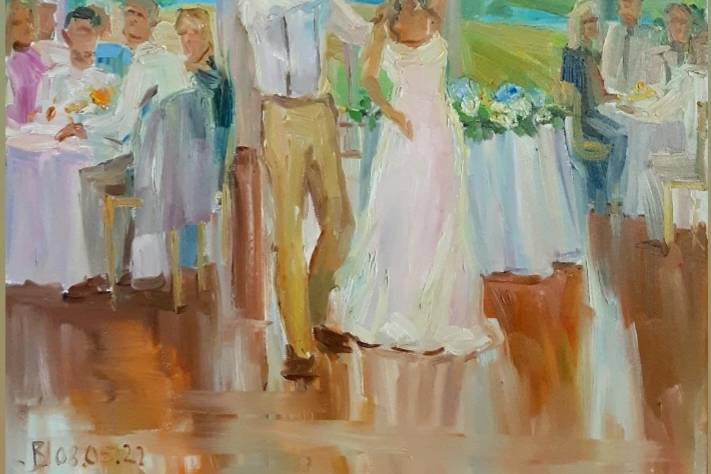 Wedding painting