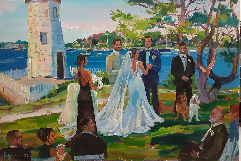 Wedding painting