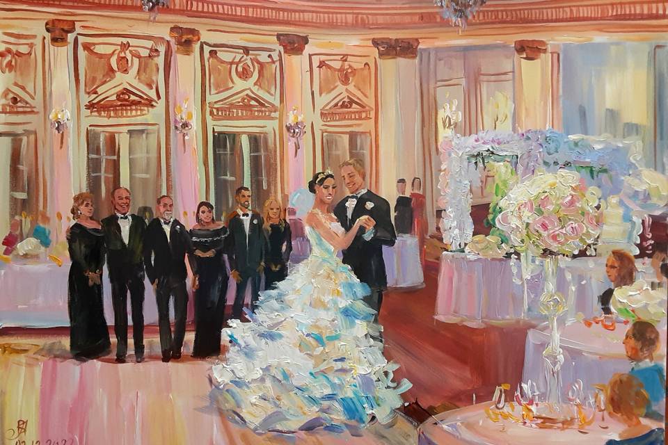 Wedding painting