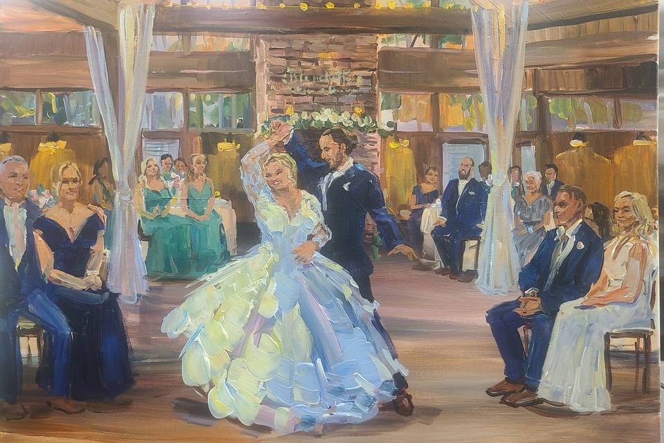 Wedding painting