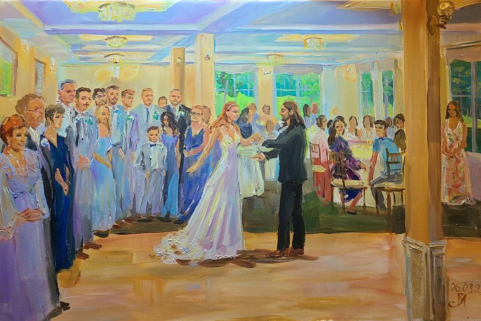 Wedding painting