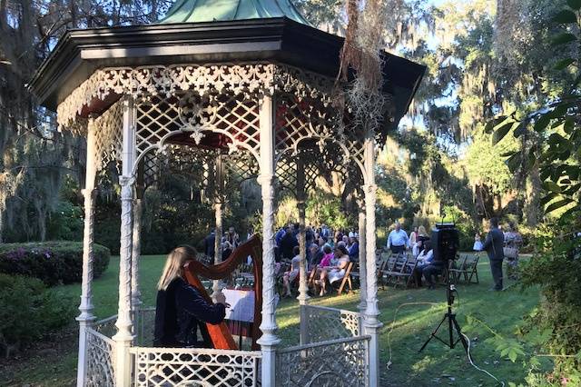 Magnolia Plantation gazebo