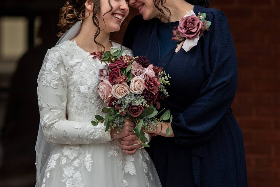 Bride and Mother