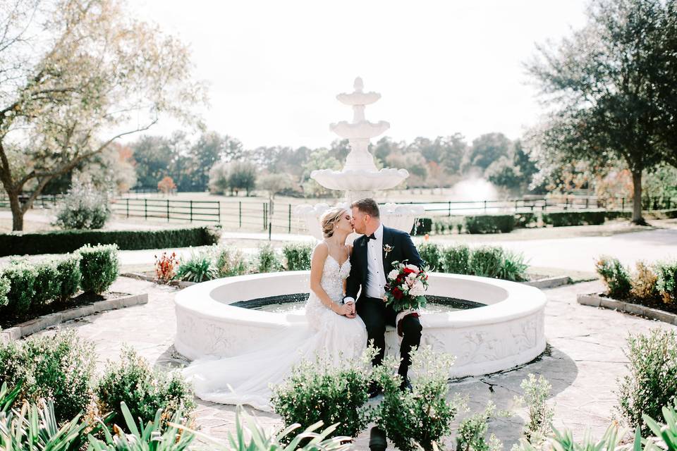 Front fountain